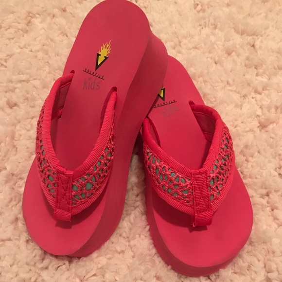 little girl wedge flip flops